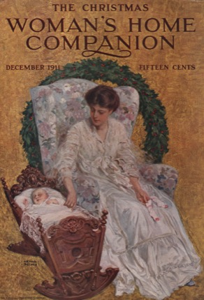 ORIG VINTAGE MAGAZINE COVER/ WOMAN'S HOME COMPANION - DECEMBER 1911by: Becher (Illust.), Arthur