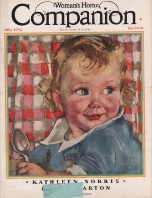 ORIG VINTAGE MAGAZINE COVER/ WOMAN'S HOME COMPANION - MAY 1932by: Fangel (Illust.), Maud Tousey