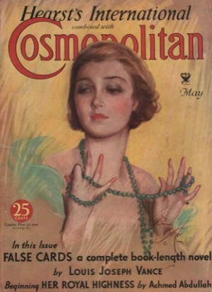 ORIGINAL VINTAGE MAGAZINE COVER: Cosmopolitan May 1934by: Harrison Fisher (Illust.)