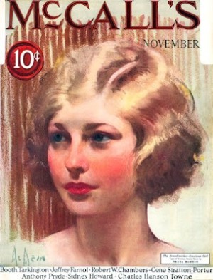 ORIGINAL VINTAGE MAGAZINE COVER: McCall's November 1924 The Scandinavian-American Girlby: Neysa McMein (Illust.)