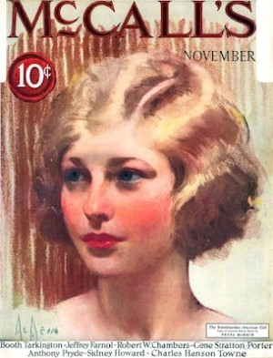 ORIGINAL VINTAGE MAGAZINE COVER: McCall's November 1924 The Scandinavian-American Girlby: Neysa McMein (Illust.)