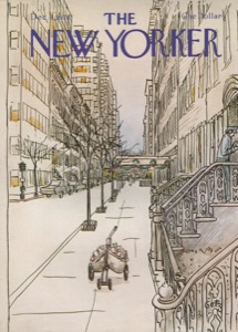 ORIGINAL VINTAGE MAGAZINE COVER: New Yorker Dec. 4 1978 - Delivering Christmas mailby: Arthur Getz (Illust.)
