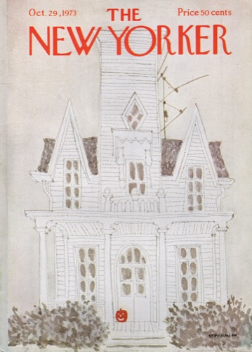 ORIGINAL VINTAGE MAGAZINE COVER: New Yorker Oct. 29 1973 - Jack-O-Lanternby: James Stevenson (Illust.)