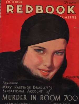 ORIGINAL VINTAGE MAGAZINE COVER: Redbook Magazine October  1930 by: McClelland Barclay (Illust.)