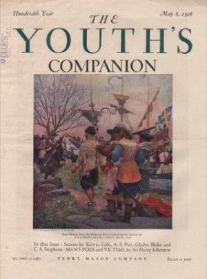 ORIGINAL VINTAGE MAGAZINE COVER: The Youth's Companion May 6 1926by: Stanley Arthurs (Illust.)