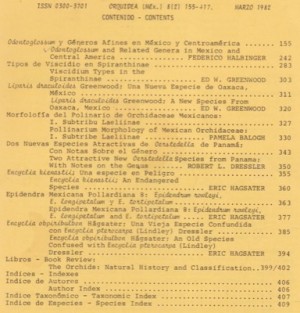 Orquidea: March 1982by: N/A