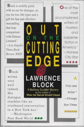 Out On the Cutting Edge (SIGNED COPY)by: Block, Lawrence