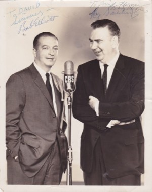 PHOTO/Radio and TV stars Bob and Ray/ INSCRIBED BY BOTHby: Elliott, Bob and Ray Goulding