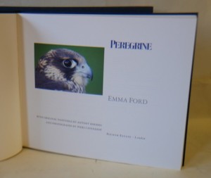 Peregrineby: Emma Ford, Illustrator: Antony Rhodes, Photographer: Piers Cavendish