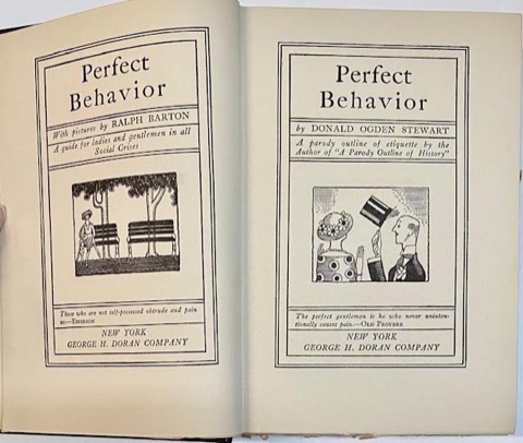 Perfect Behavior: A Guide for Ladies and Gentlemen in All Social Crisesby: Stewart, David Ogden