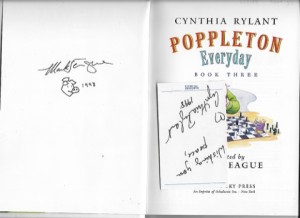Poppleton Everyday (SIGNED COPY)by: Rylant, Cynthia and Mark Teague