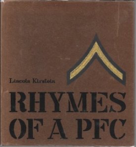 Rhymes of a PFCby: Kirstein, Lincoln