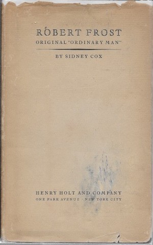 Robert Frost: Original "Ordinary Man" (SIGNED BY COX)by: Cox, Sidney