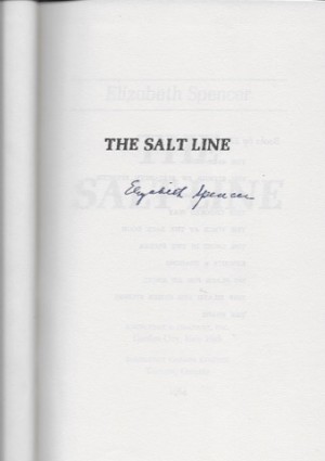 Salt Line, The (SIGNED COPY)by: Spencer, Elizabeth