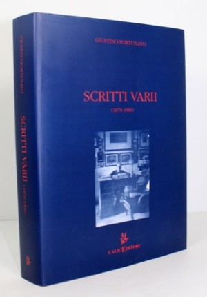 Scritti Varii - (1879-1900) (Italian Text)by: Fortunato, Giustino