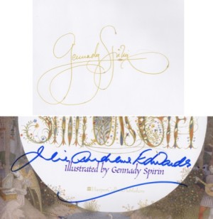 Simeon's Gift (SIGNED BY JULIE ANDREWS &amp; SPIRIN)by: Edwards, Julie Andrews; Hamilton, Emma Walton