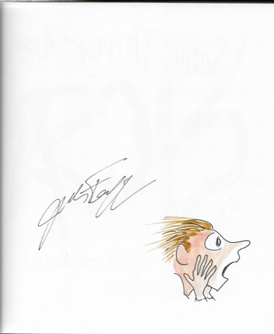 Some Things Are Scary (SIGNED COPY)by: Heide, Florence Parry and Jules Feiffer
