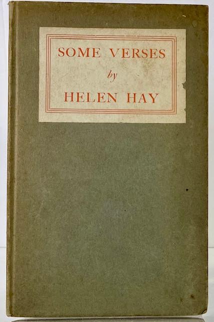 Some Versesby: Hay, Helen