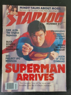 Starlog Magazine No 20 (March 1979) Christopher Reeves Superman coverby: N/A