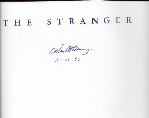 Stranger, The (SIGNED COPY)by: Van Allsburg, Chris