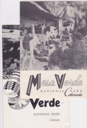 THREE TRAVEL BROCHURES/ Arizona and Colorado/Canyon de Chelly and Mesa Verde. Late 1940sby: N/A