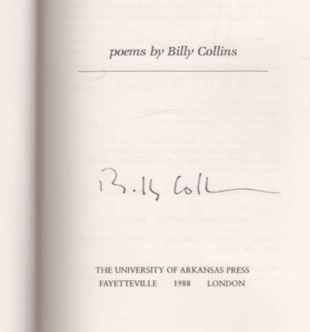 The Apple That Astonished Paris (SIGNED COPY)by: Billy Collins 