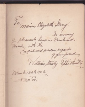 The Book of Elizabethan Verse (INSCRIBED COPY)by: Braithwaite, William Stanley (Selected &amp; Edited by) 