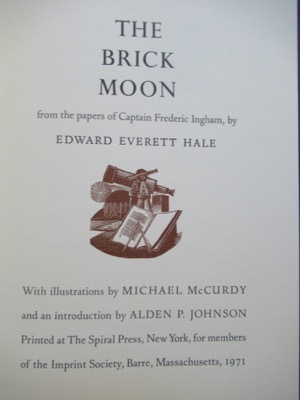 The Brick Moon by: Hale, Edward Everett; Michael McCurdy (Illust.)