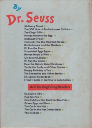 The Cat in the Hat Song Bookby: Dr. Seuss (scores By Eugene Poddany) 