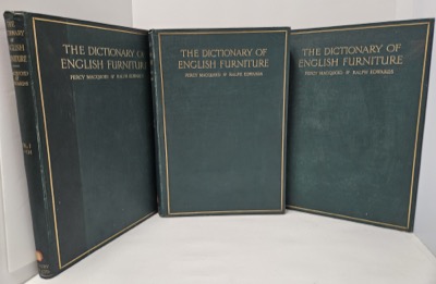 The Dictionary of English Furniture (3 Vols.)by: Macquoid, Percy, R.I. Ralph Edwards 
