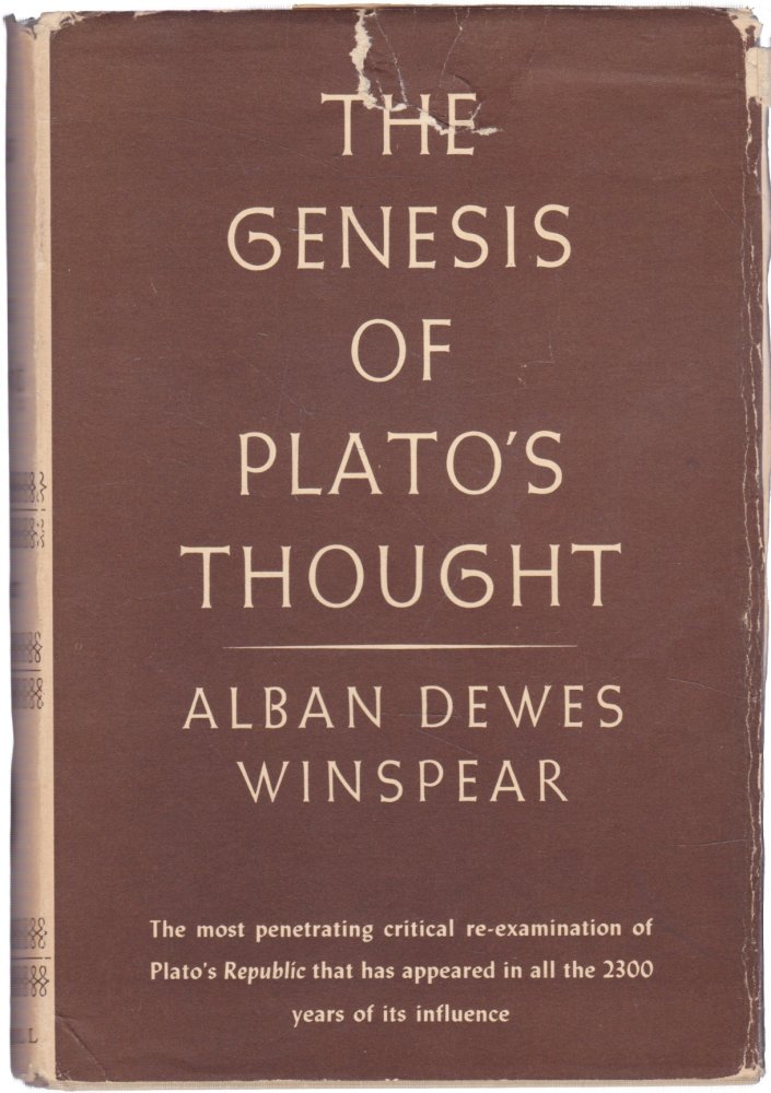 The Genesis of Plato's Thoughtby: Winspear, Alban Dewes
