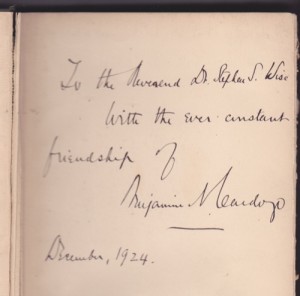 The Growth of the Law (SIGNED COPY)by: Benjamin N. Cardozo