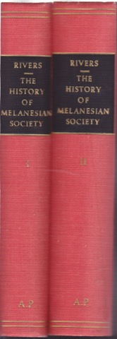 The History of the Melanesian Society - 2 Volume Setby: Rivers, W. H. R 