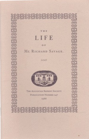 The Life of Mr. Richard Savage (1727)by: N/A