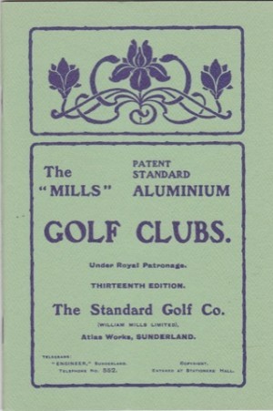The "Mills" Patent Standard Aluminum Golf Clubsby: N/A
