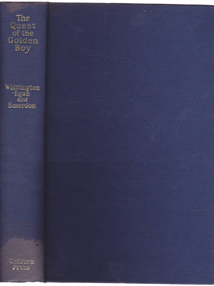 The Quest of the Golden Boy: The Life and Letters of Richard Le Gallienneby: Whittington-Egan, Richard / Geoffrey Smerdon