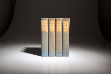 The Science of Life - 4 Volumes (SIGNED COPY)by: Wells, H. G., Julian Huxley, and G. F. Wells
