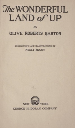 The Wonderful Land of Upby: Olive Roberts Barton