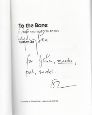 To the Bone: New and Selected Poems (SIGNED COPY)by: Lea, Sydney