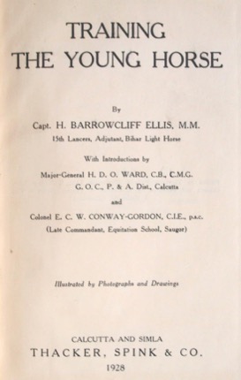 Training the Young Horseby: Henry Barrowcliff Ellis