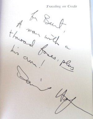 Traveling on Credit: Poems (INSCRIBED/SIGNED)by: Halpern, Daniel