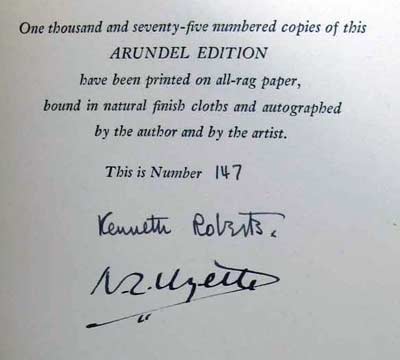 Trending Into Maine (SIGNED COPY) by: Roberts, Kenneth/N. C. Wyeth