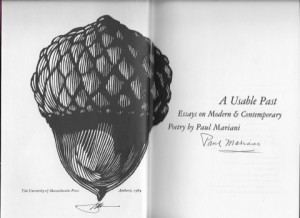 Usable Past: Essays on Modern and Contemporary Poetry (SIGNED COPY)by: Mariani, Paul