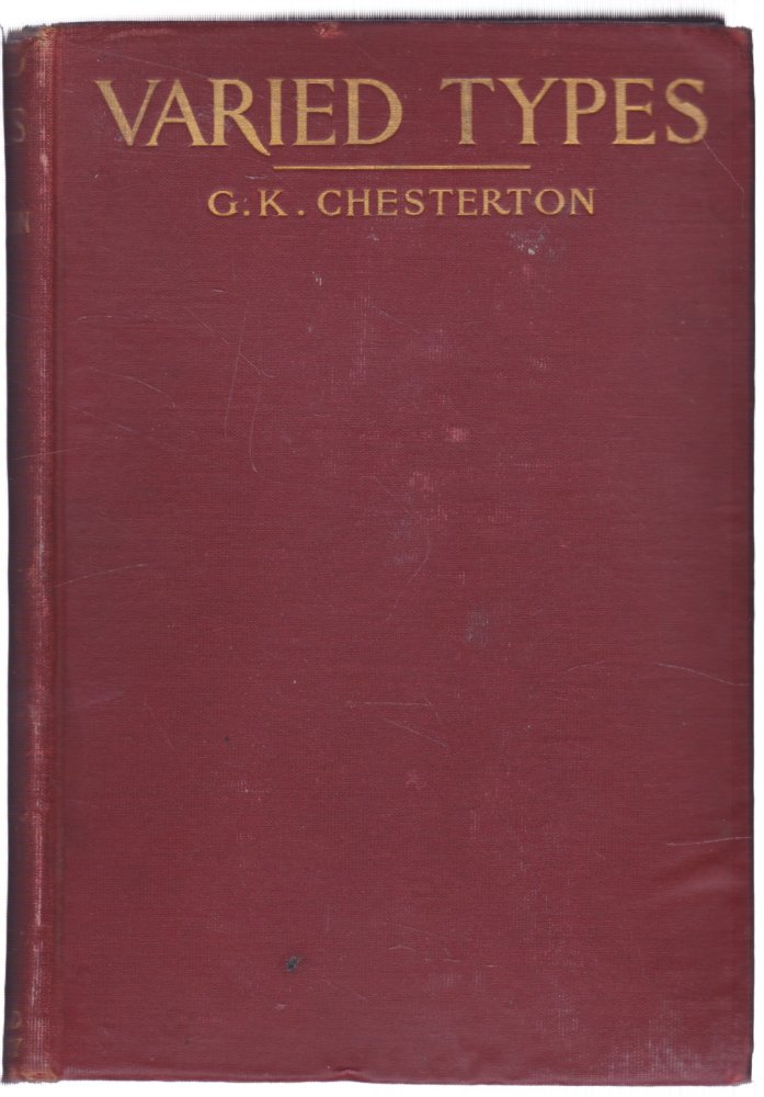 Varied Typesby: Chesterton, G. K.