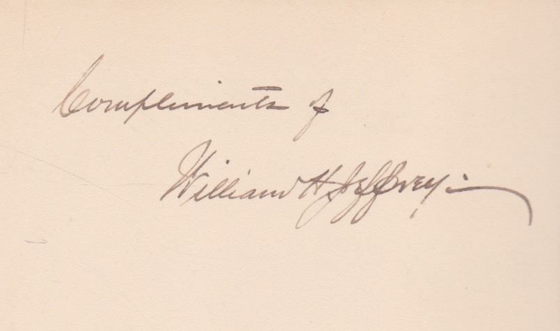 Vermont Its Government 1904-1905 (SIGNED COPY)by: Jeffrey, William H.