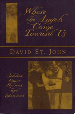Where the Angels Come Toward Us: Selected Essays Reviews & Interviews (SIGNED COPY) by: St. John, David