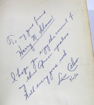 Zanzabuka (Dangerous Safari): The Adventurous Account of Three Dangerous Safaris to Africa, Filming Wild Animals and Primitive Tribes (SIGNED COPY)by: Cotlow, Lewis
