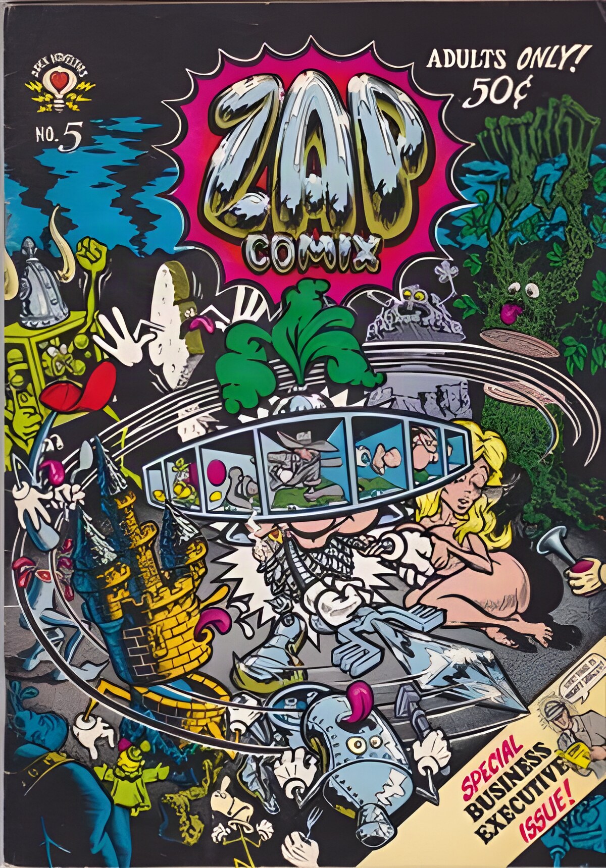 Zap Comix No. 5by: Crumb, Robert and Gilbert Shelton, S. Clay Wilson, Robert Williams 