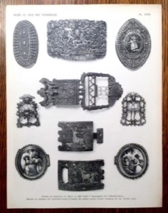 As a student, Henry-René D'Allemagne apprenticed with the ironworker Pierre Boulanger, author of the remarkable hinges of Notre-Dame Cathedral in Paris.