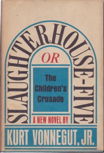 Semi-autobiographic novel by Kurt Vonnegut. It follows the life experiences of Billy Pilgrim, from his early years, to his time as an American soldier and chaplain's assistant during World War II.